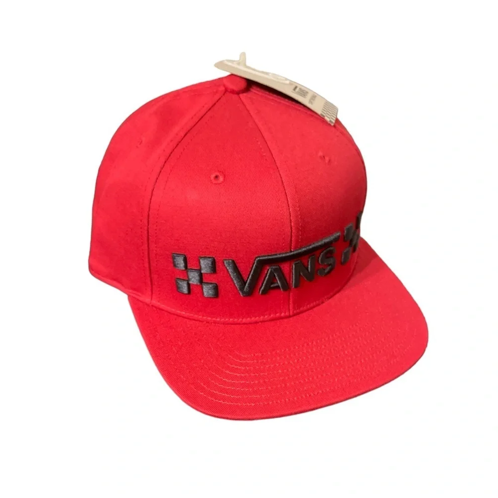 VANS Men’s DROP CHECK SB Chili Pepper Hat 🆕 - Picture 3 of 6